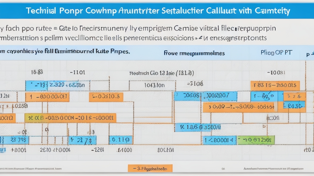 Technikai diagram medence vízforgató kapacitás számítással matematikai képletekkel és átfolyási táblázatokkal